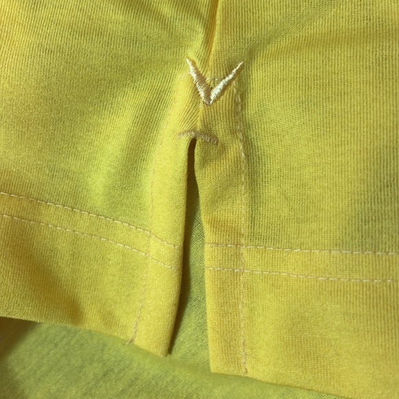 Callaway Yellow Performance Golf Shirt Size Medium - Picture 8 of 10